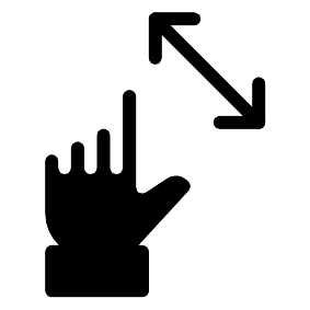Vergrößern